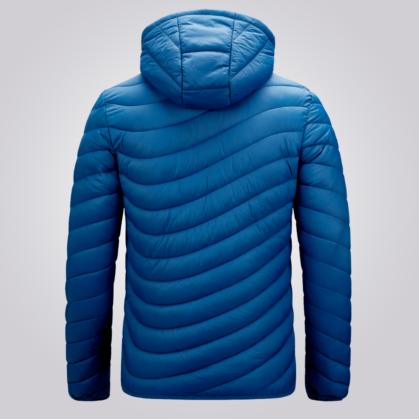 Jaqueta Puffer Masculina Capuz Removível