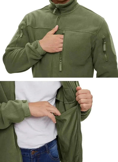 Jaqueta Militar Masculina em Fleece