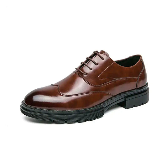 Northyce - Oxford ComfortFlex Premium Echtleder – Braun